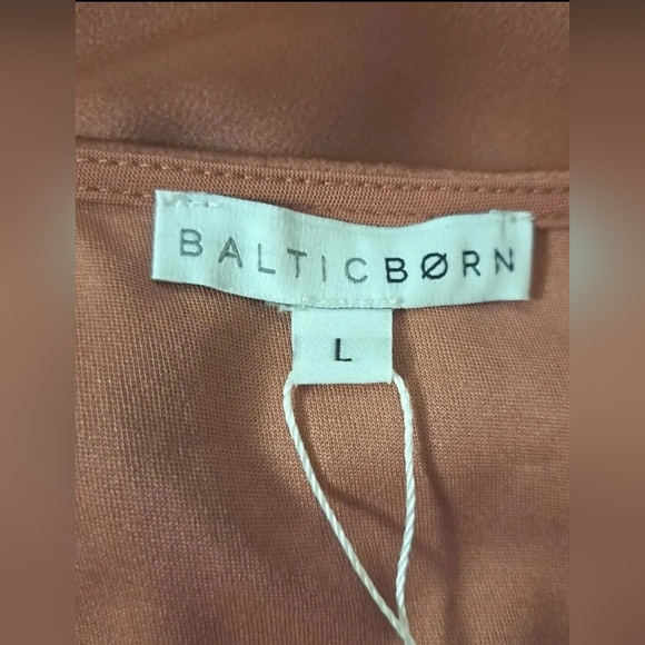 Baltic Born Jenna Maxi Dress Women's Size L Double Split Lined - Picture 6 of 8